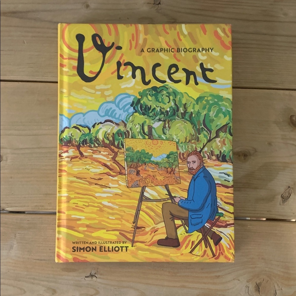 Vincent Graphic Biography Book Written and Illustrated by Simon Elliott